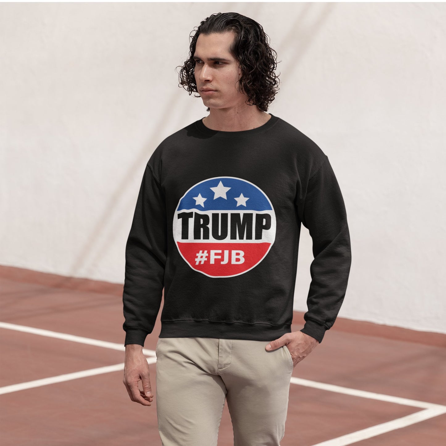 Trump #FJB - Unisex Sweatshirt - American Apostle - Black