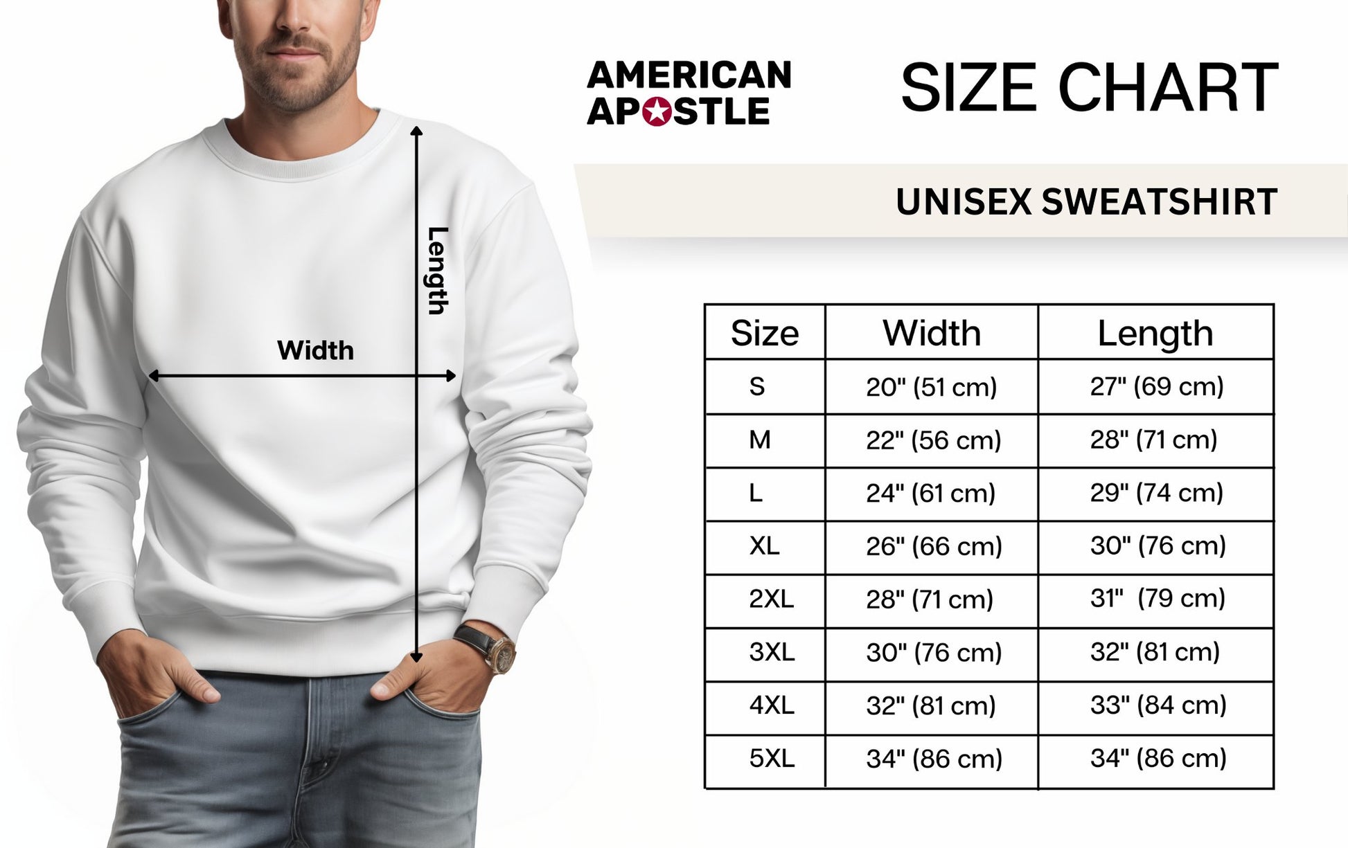 Trump #FJB - Unisex Sweatshirt - American Apostle - White