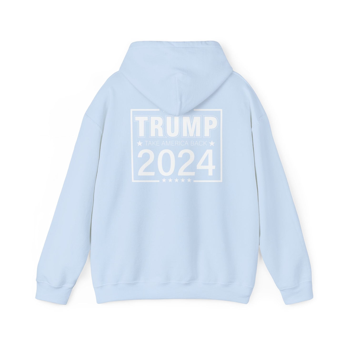 Trump Hair - Unisex Hooded Sweatshirt - American Apostle - Light Blue