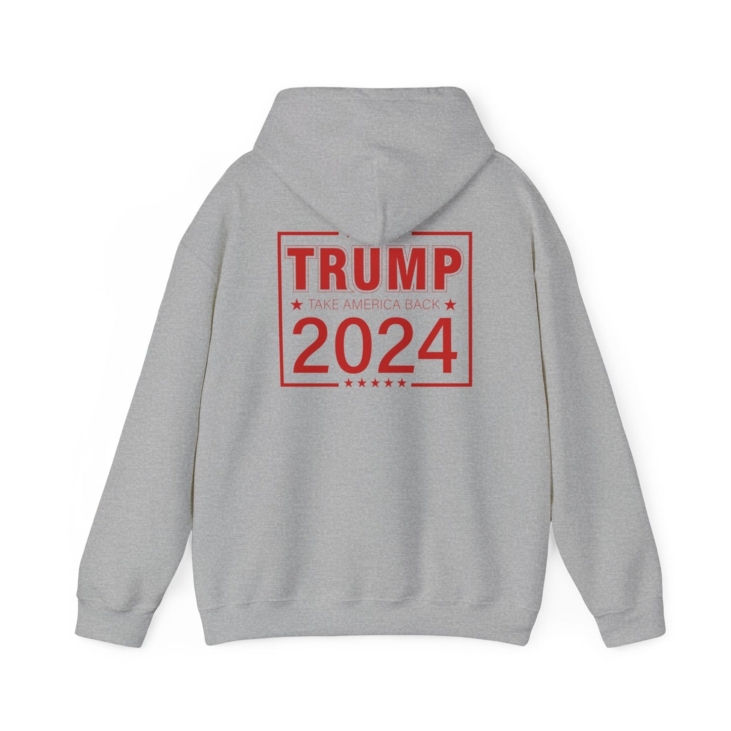 Trump Hair - Unisex Hooded Sweatshirt - American Apostle - Sport Grey