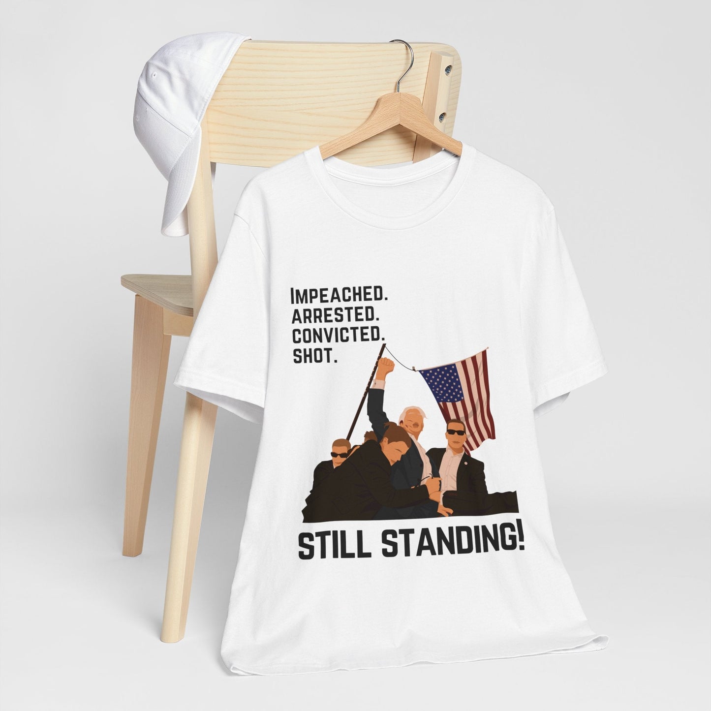 Trump Still Standing - Unisex T - Shirt - American Apostle - Red