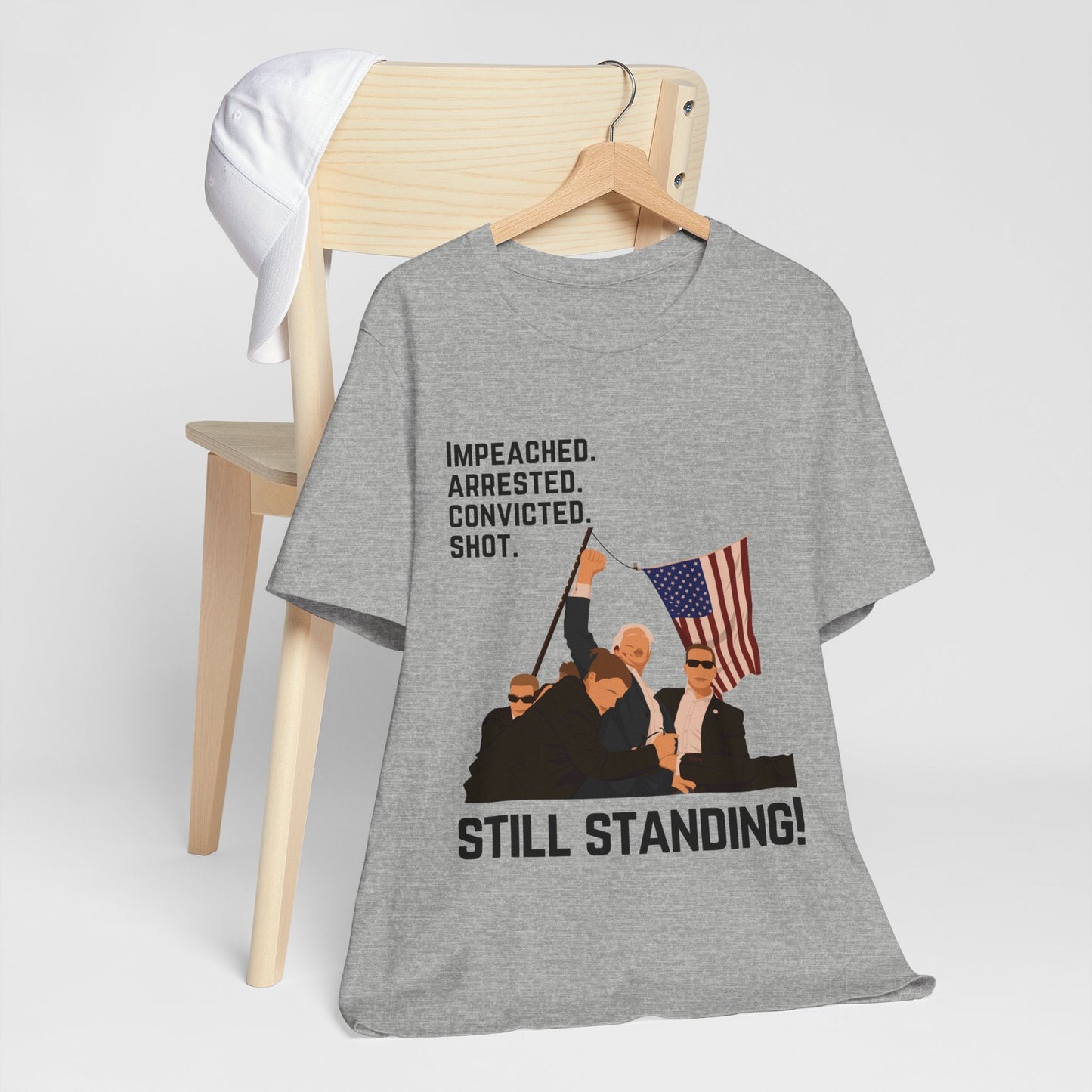 Trump Still Standing - Unisex T - Shirt - American Apostle - Athletic Heather