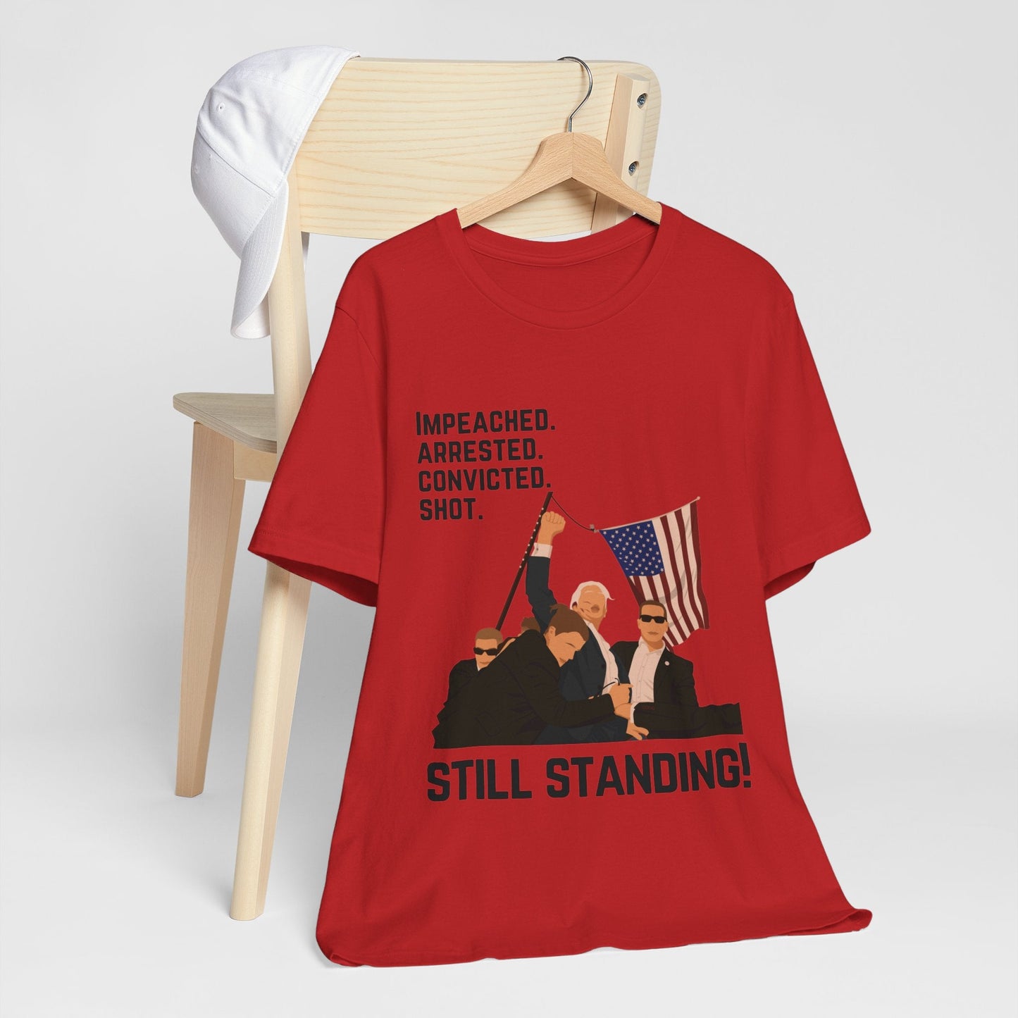 Trump Still Standing - Unisex T - Shirt - American Apostle - Pink