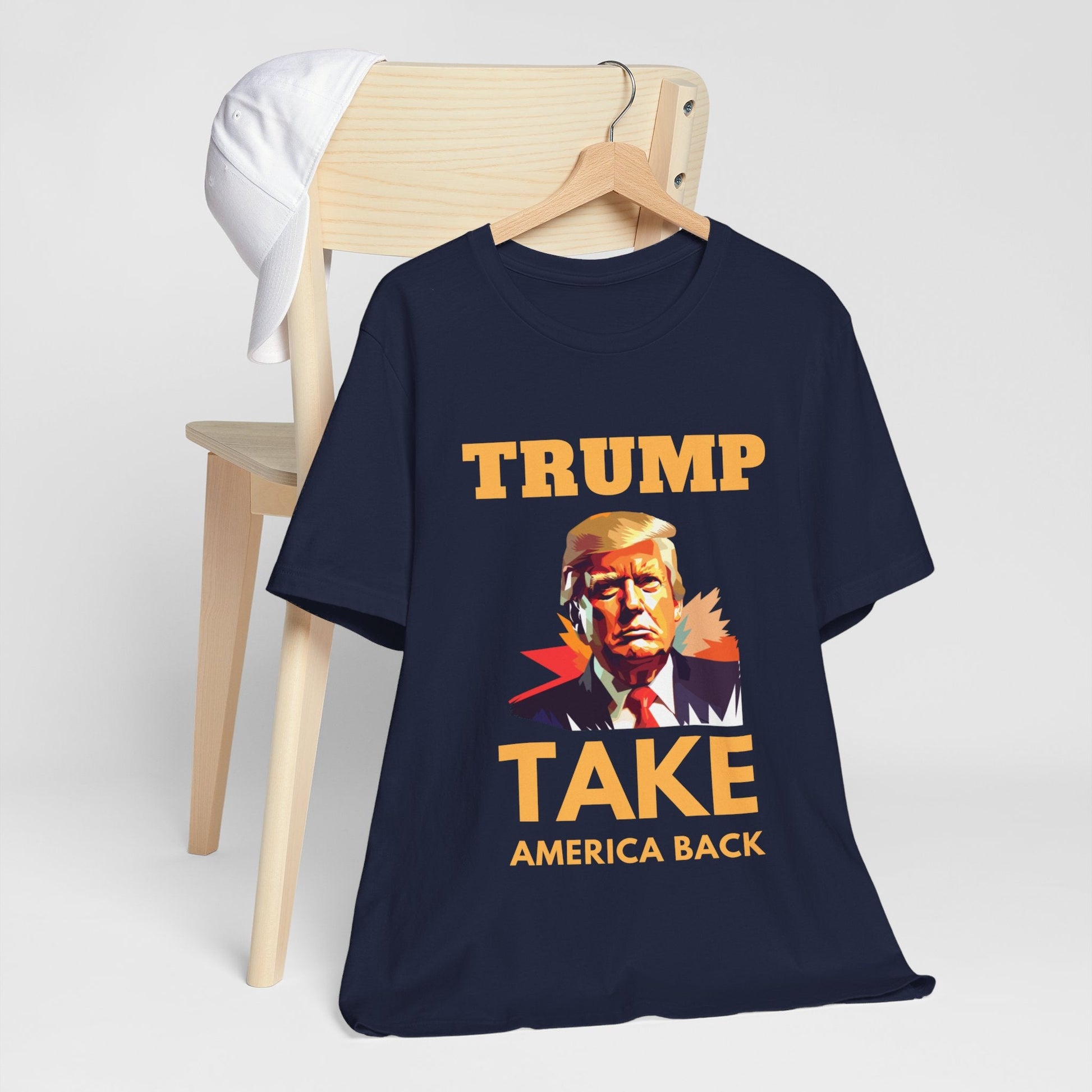 Trump Take America Back - Unisex T - Shirt - American Apostle - Navy