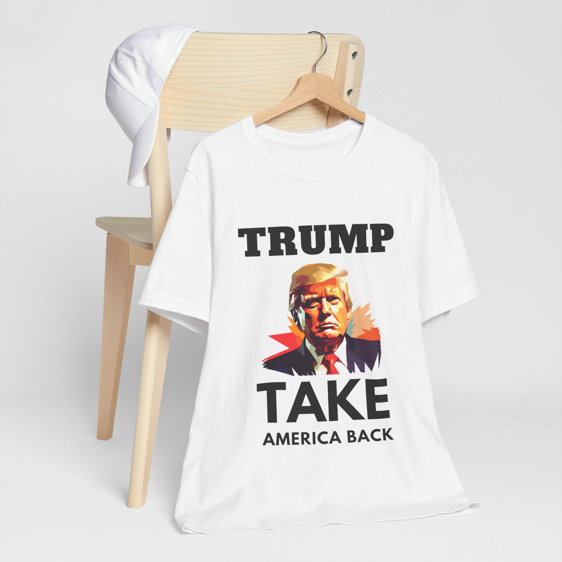 Trump Take America Back - Unisex T - Shirt - American Apostle - White