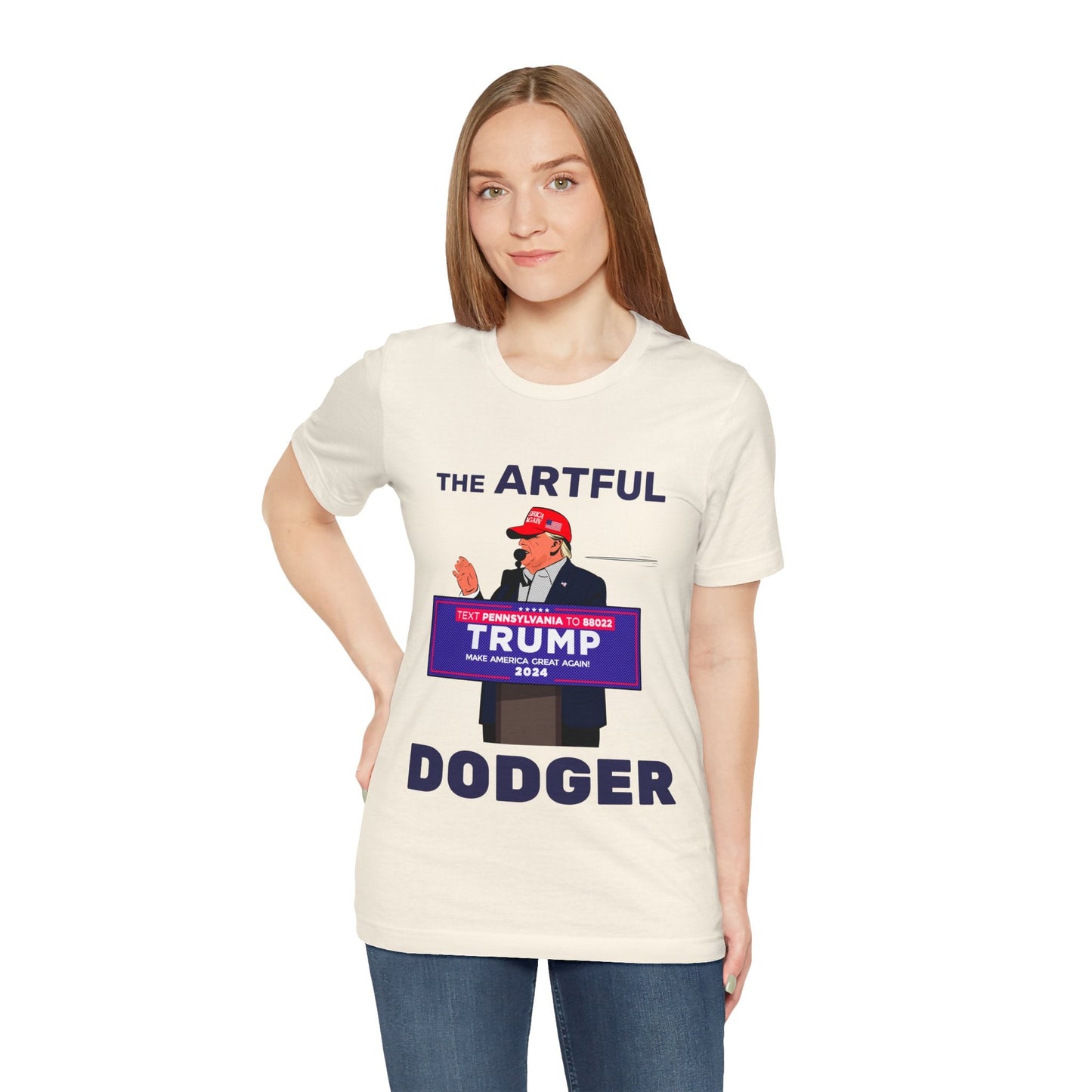 Trump The Artful Dodger [Pop Art] - Unisex T - Shirt - American Apostle - Natural