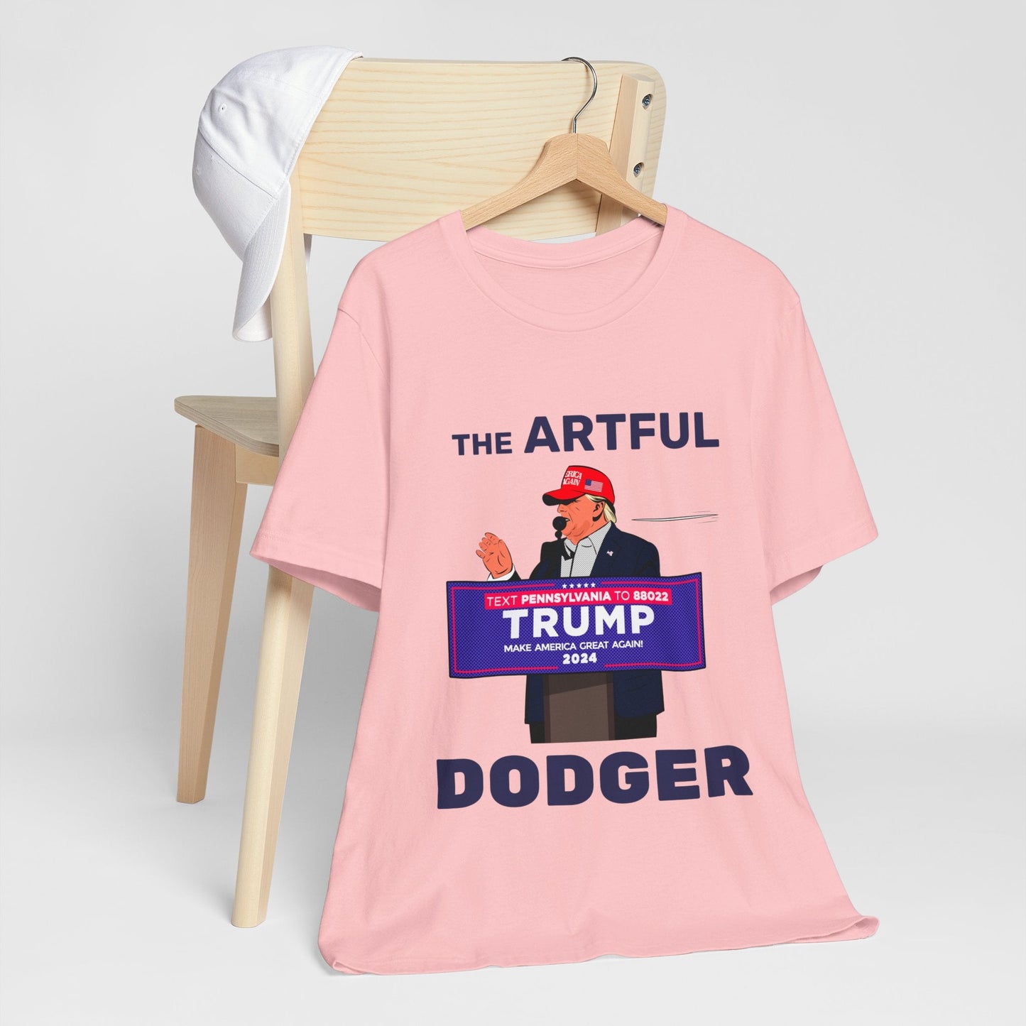 Trump The Artful Dodger [Pop Art] - Unisex T - Shirt - American Apostle - Pink