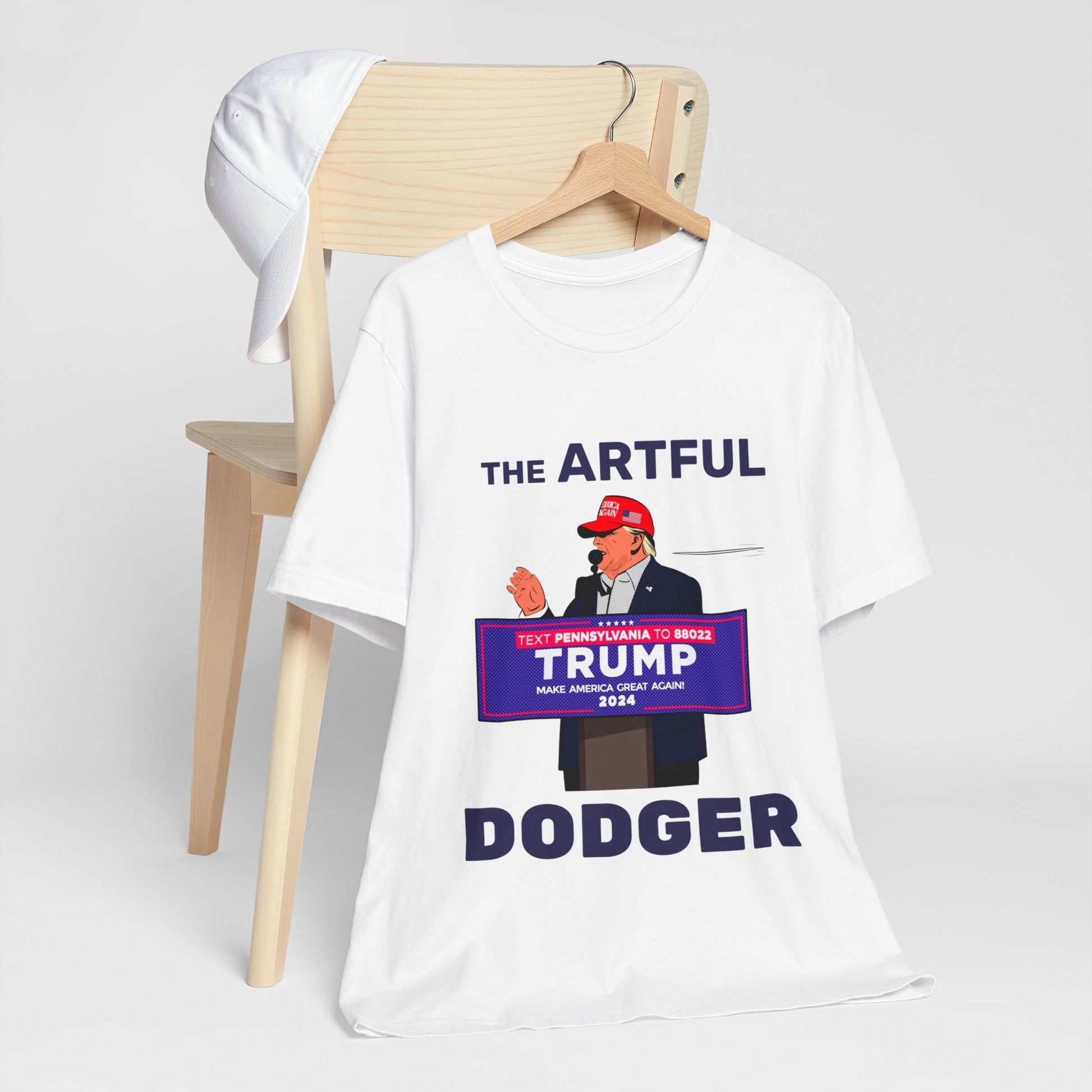 Trump The Artful Dodger [Pop Art] - Unisex T - Shirt - American Apostle - White