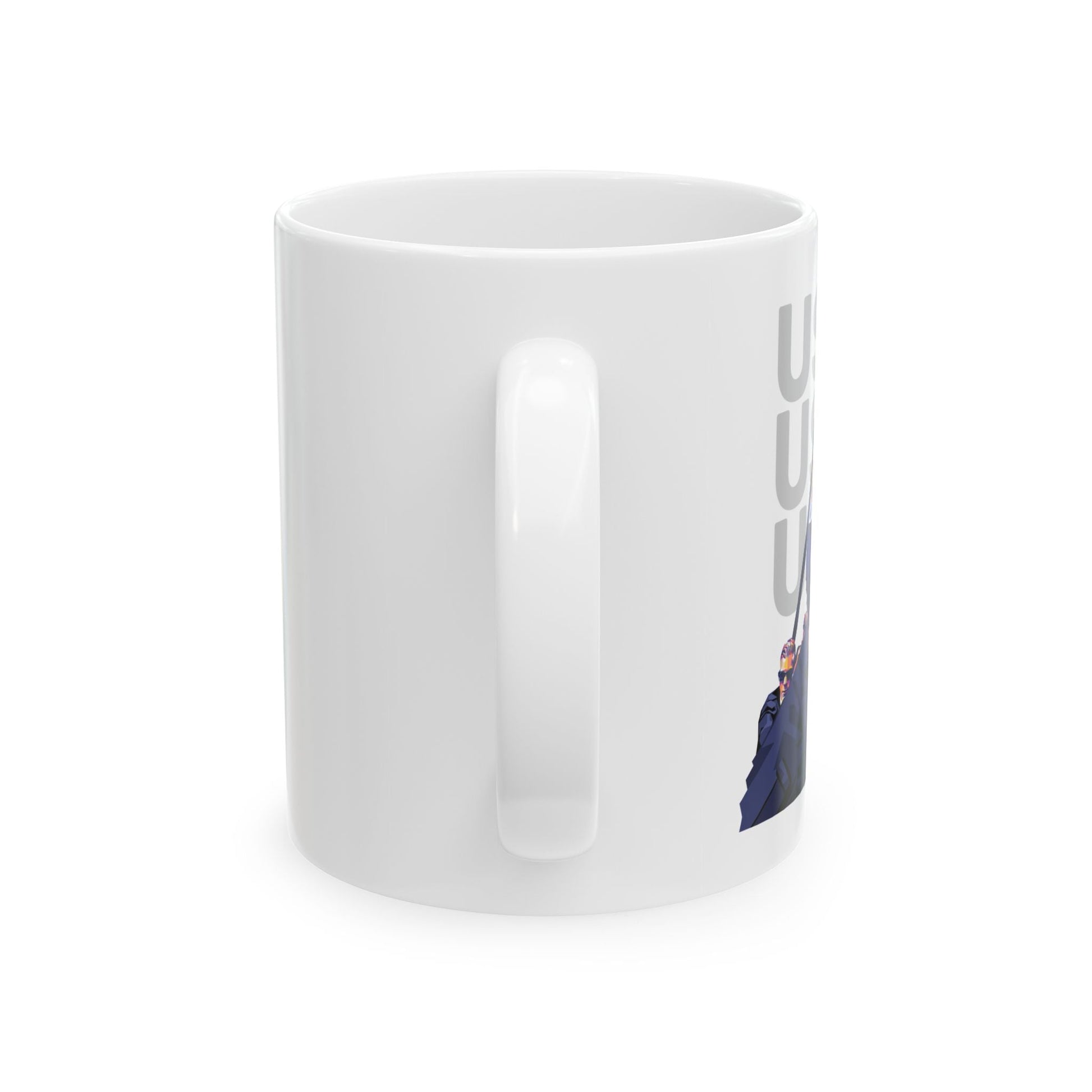 Trump USA! USA! USA! II - Ceramic Mug (White, 11oz) - American Apostle - 11oz